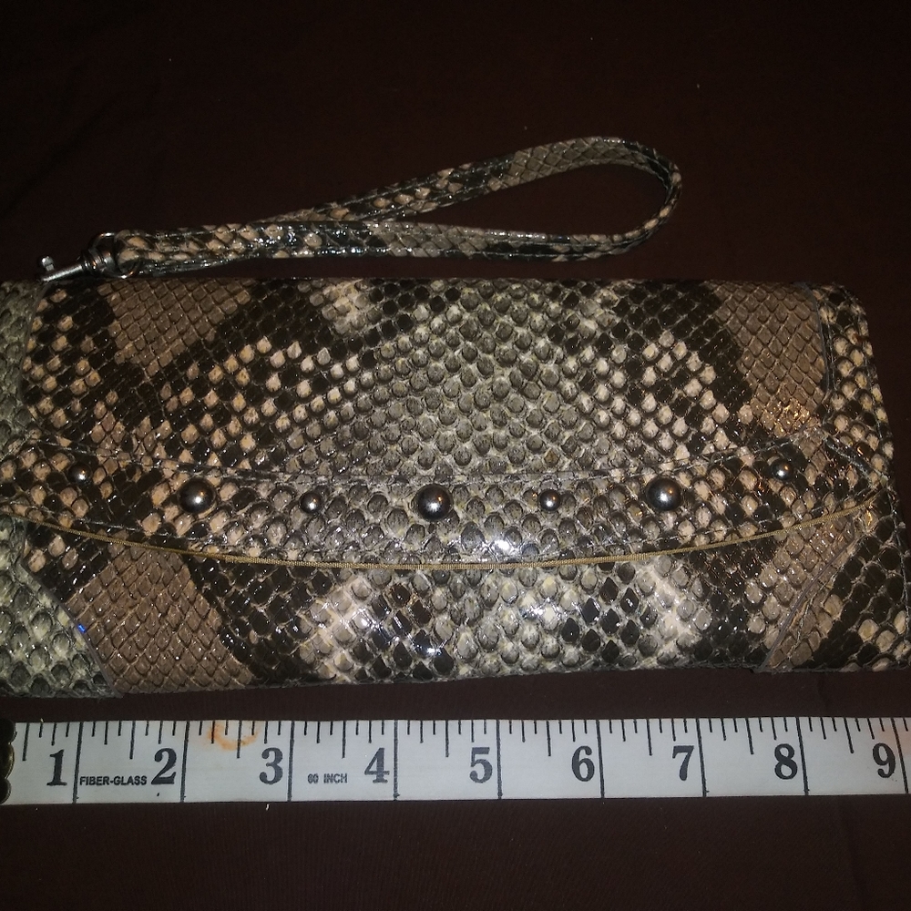 Style & Co "snake" wristlet/ wallet